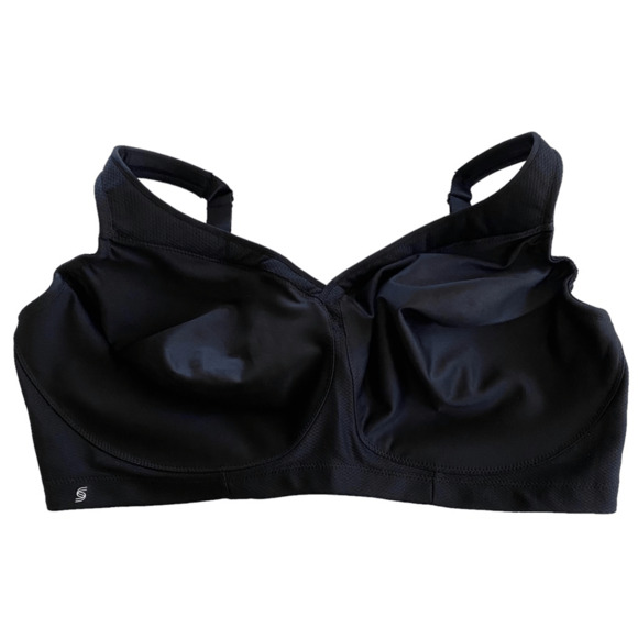 Glamorise MagicLift Seamless Sports Bra 46G Black - Picture 1 of 3